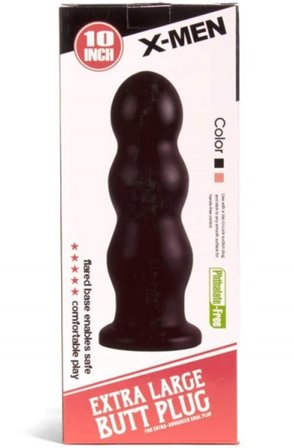 Kjøp X-Men Butt Plug Black 25 cm - XXL Buttplug | God pris
