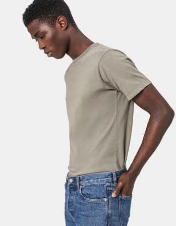 Classic Organic Tee - Heather Grey L