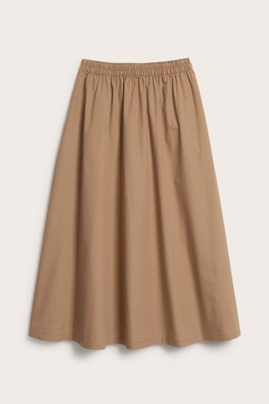 Kappahl | Puuvillapopliinihame Beige S | Beige