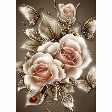 Full 5d Diy Diamond Painting Cross Stitch Toalett Kvinna Rhinest Som På Bilden 1 40x50cm