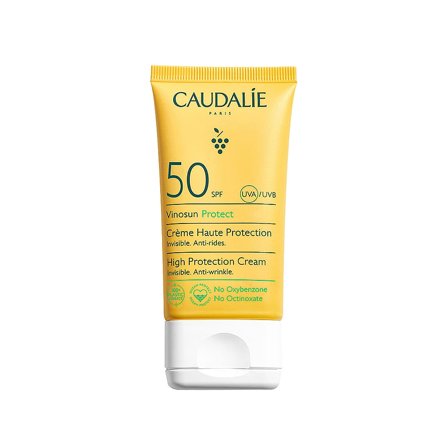 Caudalíe Vinosun High Protection Cream SPF 50 50 ml, Skincare, Solcreme, Solcreme Til Ansigtet