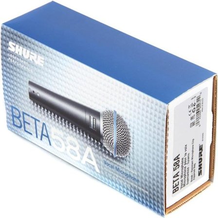 Shure BETA58A Mikrofon Vokalmikrofon Ledningsmikrofon NY