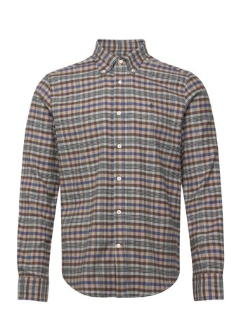 Morris | Flannel Check Shirt-Slim Fit | S