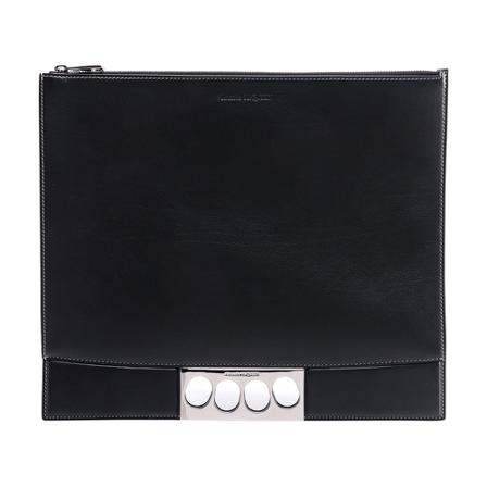 Alexander McQueen, Clutches Zwart, Heren, Maat:ONE Size