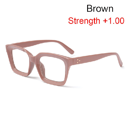Læsebriller Presbyopia Briller BRUN STYRKE +1,00