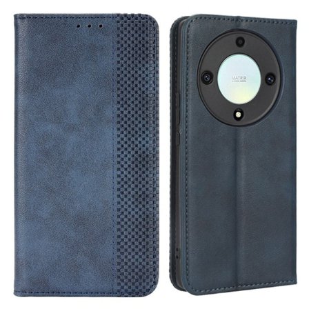 Bofink Vintage Honor Magic5 Lite / X9a / X40 Læder Etui - Blå
