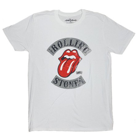 The Rolling Stones Unisex Adult Tour 1978 T-Shirt XXL Vit