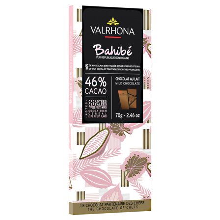 Valrhona Bahibe 46% chokoladebar, 70 g | KitchenOne