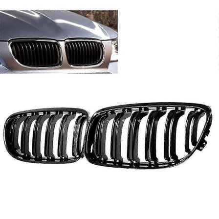 1 par bil främre grill ljus svart Kompatibel Bmw E90 Lci 3-serie Etc ljus svart