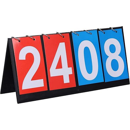 1 kpl Urheilupistetaulu, 4-numeroinen pistetaulu, Pisteen kääntö