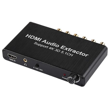 2025 4K 3D HDMI 5.1CH Lyddekoder Ekstraktor