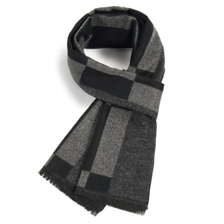 Miesten Huivi, Talvinen Raidallinen Huivi Miehille, Talvihuivi Miehille, Talvinen Seniori Ruudullinen Huivi, Klassinen ja Elegantti Ruudullinen Huivi,