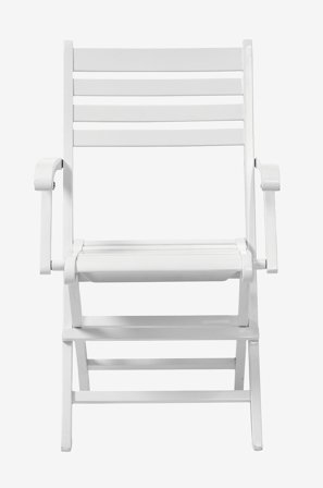 Cinas - Klapstol York m. armlæn - Hvid - Spisestole - Fra Homeroom