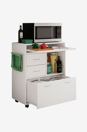 VCM - Kjøkkenvogn Kicha - Hvit - Hyller & oppbevaring - Fra Homeroom