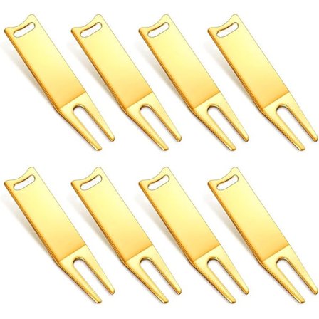 8 st golf divot rep verktyg bärbar golf divot gaffel golf divot verktyg golf tillbehör, gol