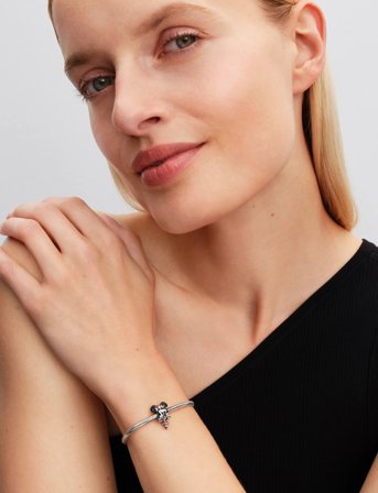 Pandora Disney Minnie Mouse Sterling Silver Charm - Silver - ONE SIZE