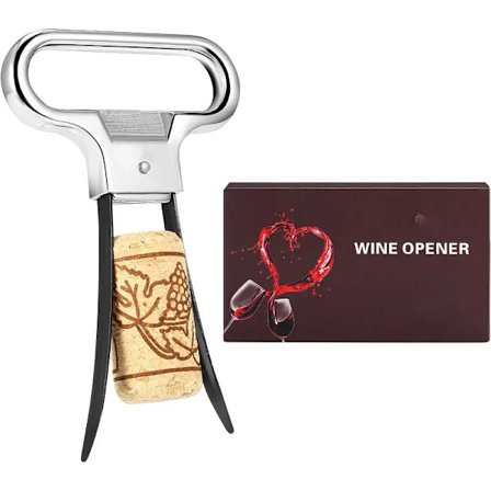 Wine Opener Corkscrew Wine Bottle Opener Two-Prong Cork Puller