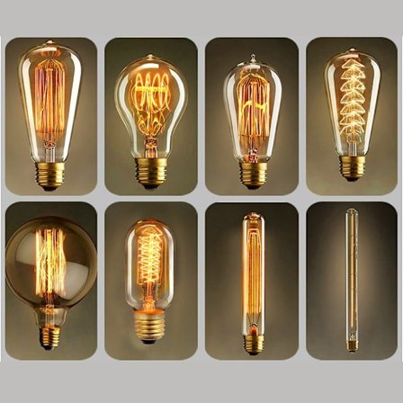 Dæmpbar Edison pære E27 40W 220V retro vintage Edison pære glødepære ampulpærer Vintage Edison lampe retro lys