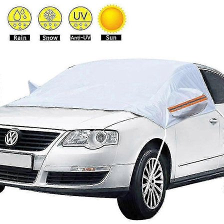 Vindskjerm Snødeksel Med Sidespeildeksler, Speil Snødeksler Beskytter Vindskjerm Og Viskere Mot Værbestandighet, Regn, Sol, Frost, Ekstra La