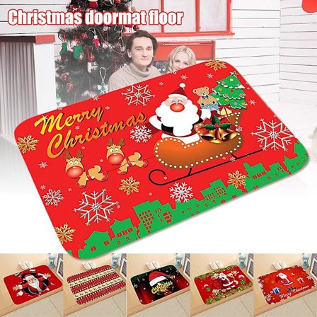 Jul Dörrmatta Jultomte Utomhus Inomhus Mattor Golvmatta Jul Hem Rum Dekor