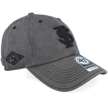 47 Brand - College Schwarz unconstructed Cap - Florida State Seminoles Ncaa Stockton Cu Black Dad Cap / Unconstructed @ Hatstore