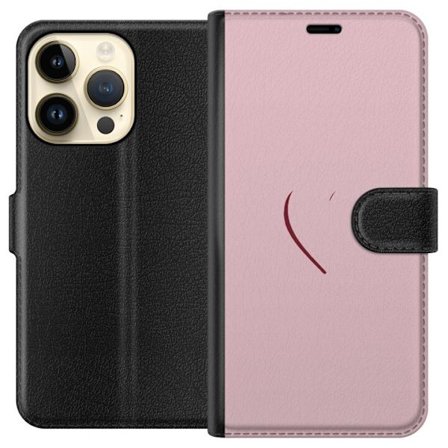 Kompatibel Tegnebogsetui til Apple Apple iPhone 15 Pro SoftPinkLove