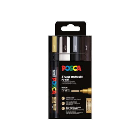 POSCA PC-5M 4 st. SVGS