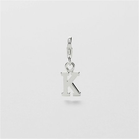 K Letter Charm