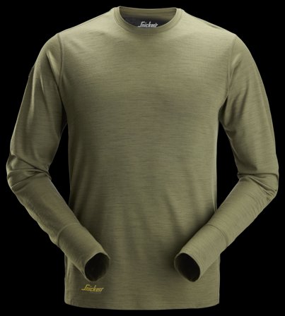 Snickers Workwear 2451-3100 Undertrøye khakigrønn Khakigrønn, Klær