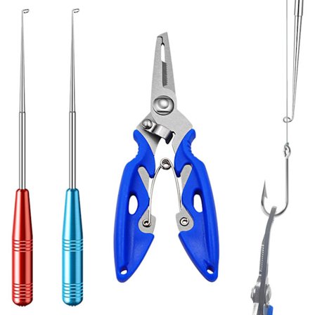 2 st Fiskeborttagare med Multifunktionella Fisketänger Rostfritt Stål Extractor Remover Fisk H