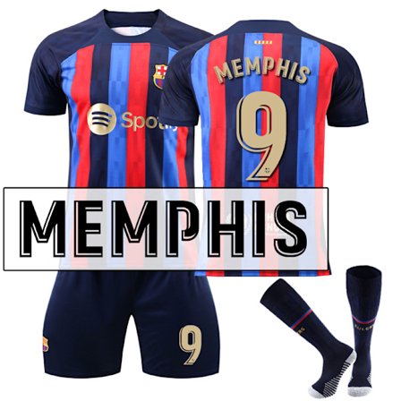 Lapsi / Aikuinen 22 23 World Cup Barcelona Home Jersey set