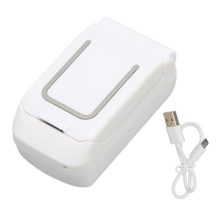 Liten Flip Telefon 0.66 Tum OLED-skärm 64x48 32MB 64MB 300mAh Batteri Bluetooth Senior Mobiltelefon Vit