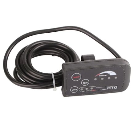 Elektrisk cykel 810 LED-display med 5-leder kabelkontrolpanel