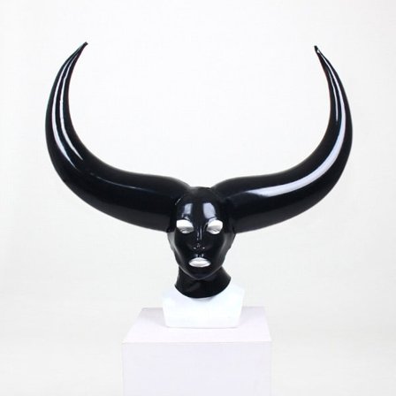 Latex mask uppblåsbar huva halloween julfest latex uppblåsbar mask