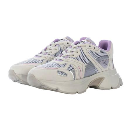 Toral Runner 9 Beige AND Mauve Sneakers , Grijs , Dames , Maat: 40 EU