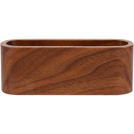 Træ Visitkort Holder, Træ Kortæske Opbevaringsboks Organizer Navnekort Holder Display Stativ