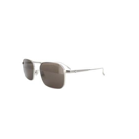 Montblanc SunBril MB , Grijs , Heren , Maat: ONE Size Zonnebrillen
