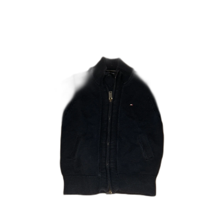 Mörkblå stickad kofta från Tommy Hilfiger