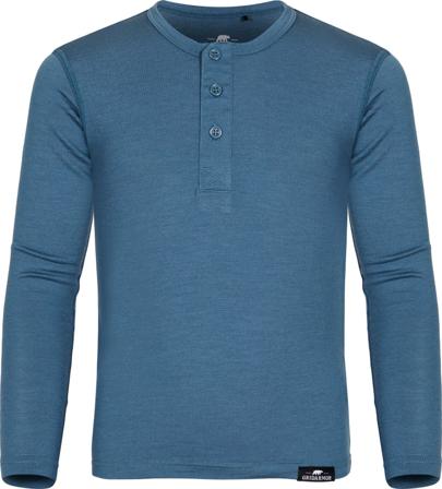 Gridarmor Ulvik Wool Top Kids' Children base layer tops Blue 158/164
