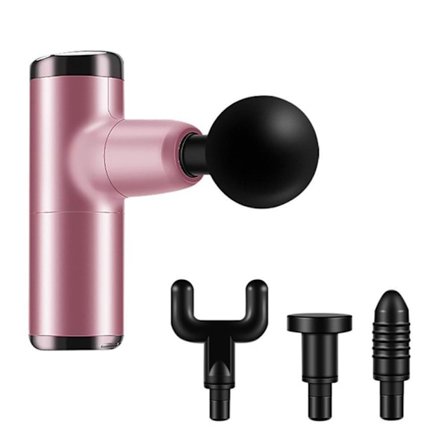 4 Huvuden Mini Massage Pistol / Massage Gun Muskelstimulans