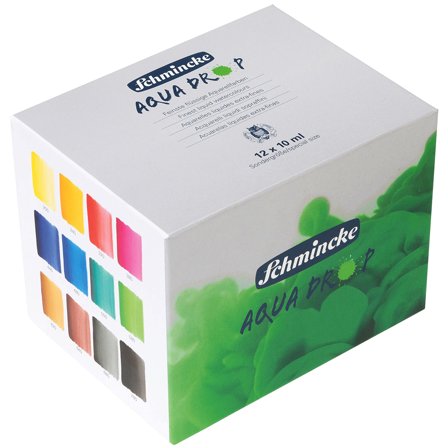 Schmincke Aqua Drop Flytande akvarellfärg 12x10 ml