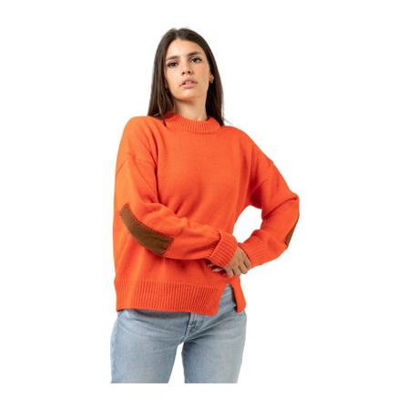 Alysi, Sweater Oranje, Dames, Maat:S