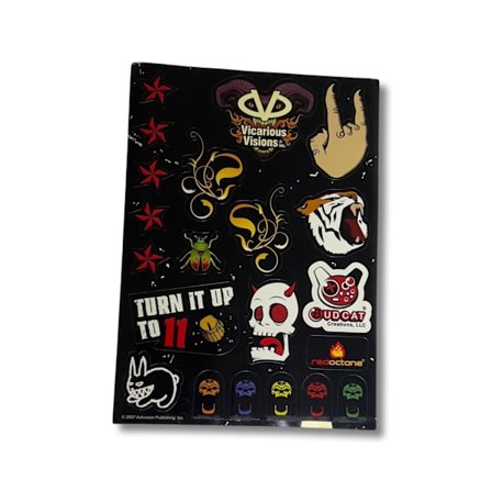 Guitar Hero stickers