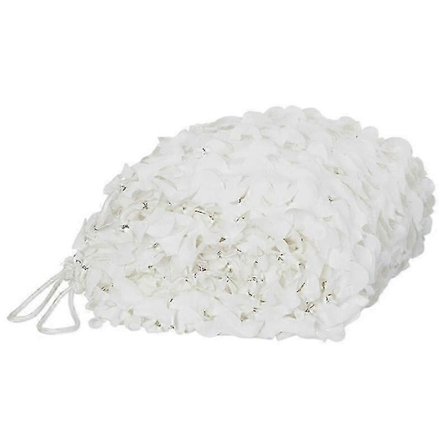 3X4M Hvit Kamuflasjenetting Lett og Vanntett for Utendørs Bruk