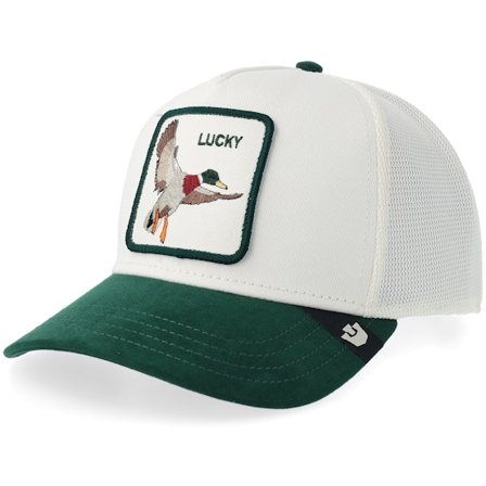 Goorin - Vit trucker Keps - Suede Duck Dust/Guard A-frame Trucker @ Hatstore