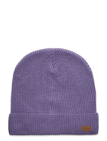 Melton Basic Ribbed Beanie - Purple - 47/49