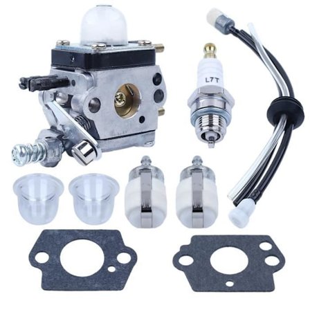 Forgasser Drivstofflinje Filter Primer Pæresett Kompatibel med Zama C1U-K54A Mantis Tiller 7222 Echo 12520013123 2-takts