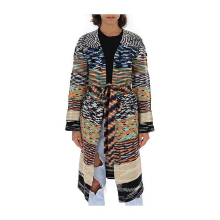 Missoni patterned knit longline cardigan inbo, Dame Cardigans