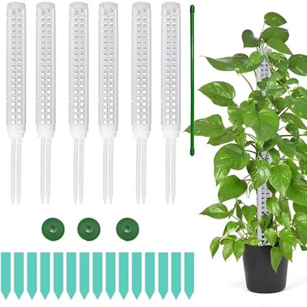 Mosstenger for Monstera-planter, 15,6" Stable Mosstenger i Plast