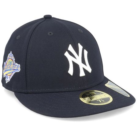New Era - MLB Blå fitted Keps - Hatstore Exclusive x New York Yankees Poly 59FIFTY Low Profile Navy Fitted @ Hatstore
